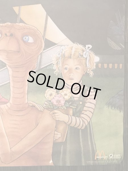 80年代USAマクドナルドで配布されていたE.T.のビンテージポスター