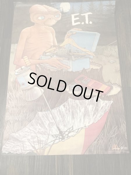 80年代USAマクドナルドで配布されていたE.T.のヴィンテージポスター