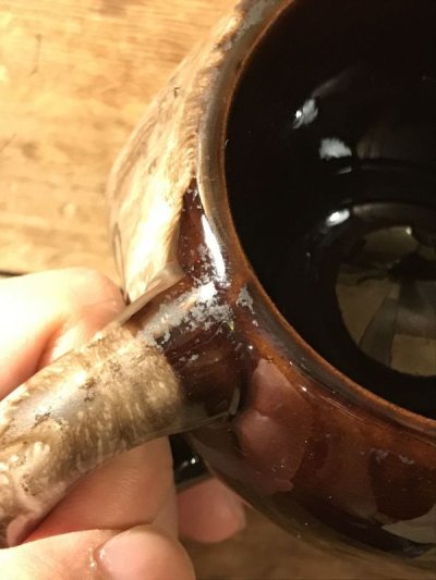 画像2: Brown Ceramic Skull Mug　スカル　ビンテージ　マグカップ　50年代　セラミック　ヴィンテージ　vintage