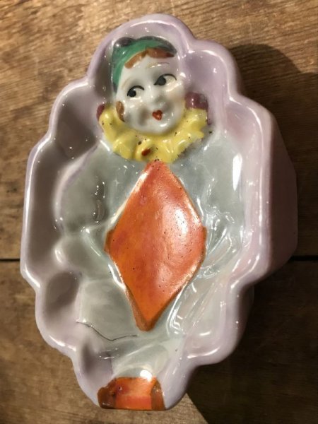 50年代頃のトランプモチーフのビンテージアシュトレイ