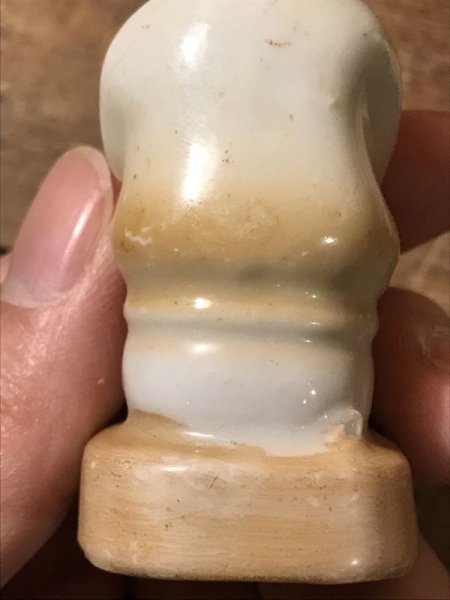 陶器製のビリケンさんのヴィンテージソルト&ペッパー