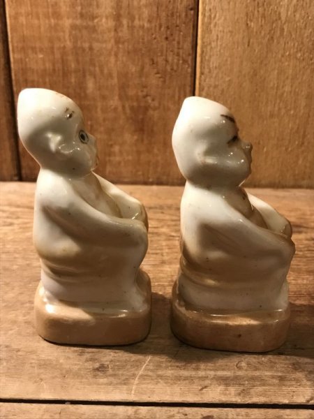 40〜50年代頃のビリケンさんのビンテージソルト&ペッパー