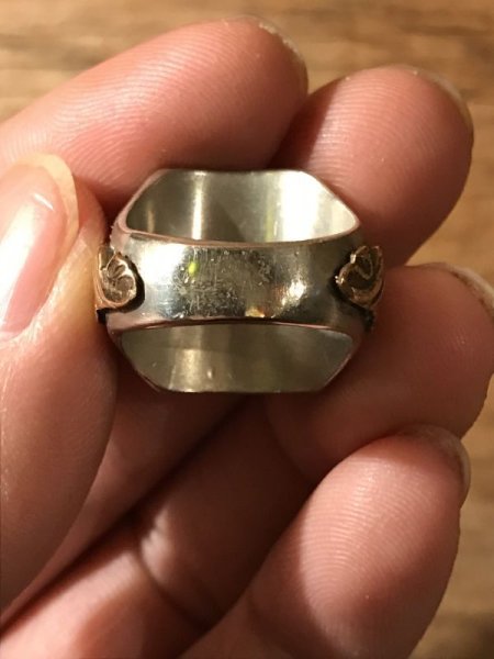 40年代頃のアステカインディアンのヴィンテージリング