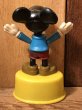 ディズニーキャラクターのミッキーマウスのヴィンテージプッシュアップパペット