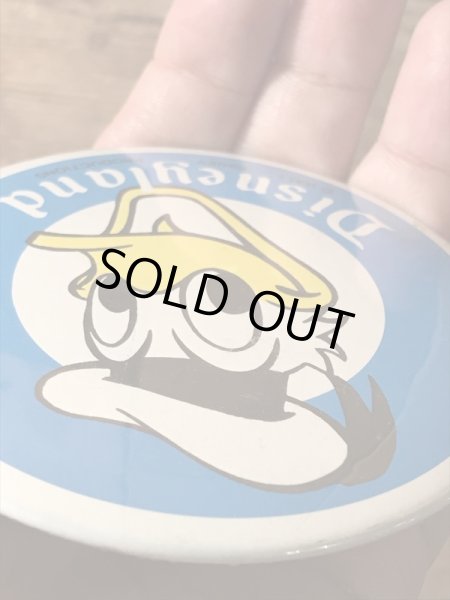 ディズニーランドのドナルドダックのヴィンテージ缶バッチ