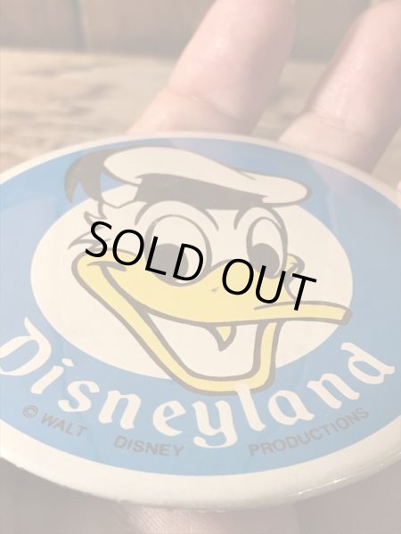 70年代頃のドナルドダックのビンテージ缶バッジ