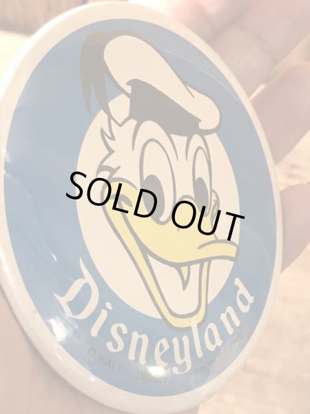 70年代頃のドナルドダックのビンテージ缶バッジ