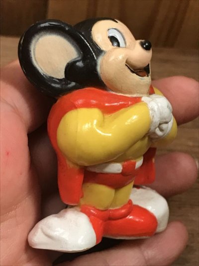 画像1: Mighty Mouse PVC Figure　マイティマウス　ビンテージ　PVCフィギュア　80年代