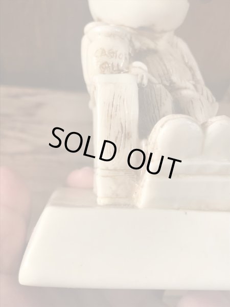 70年代頃のシリスカルプスのビンテージメッセージドール