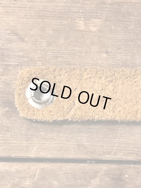 70年代頃のヒッピーデザインのビンテージレザーブレスレット