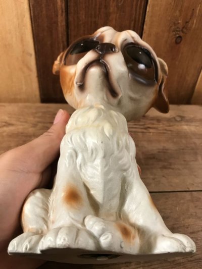 画像2: Big Eye “Gig” Sad Dog Paper Mash Figure　ビッグアイ　ビンテージ　サッドドッグ　置物　60年代