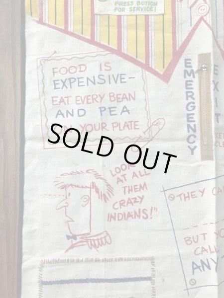 50〜60年代頃のジョーク系のビンテージエプロン