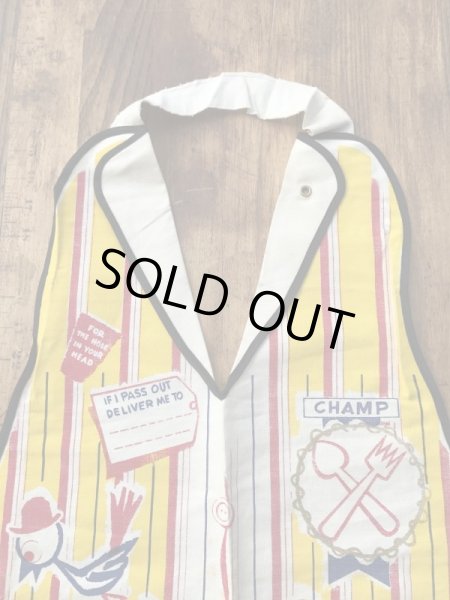 50〜60年代頃のジョーク系のビンテージエプロン