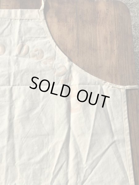 コットン製のバーベキューのヴィンテージエプロン