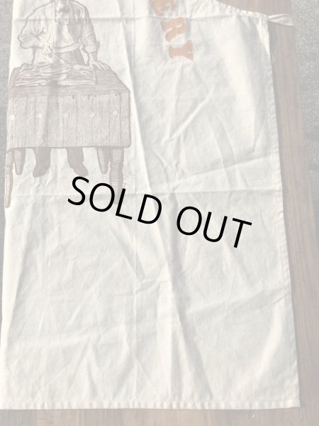 コットン製のバーベキューのヴィンテージエプロン