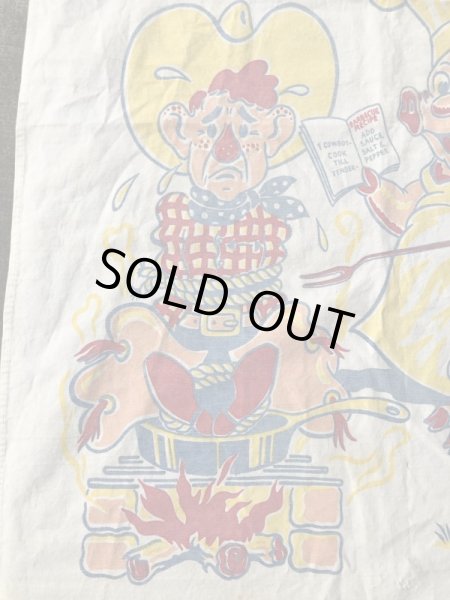 50年代頃のジョーク系のビンテージBBQエプロン