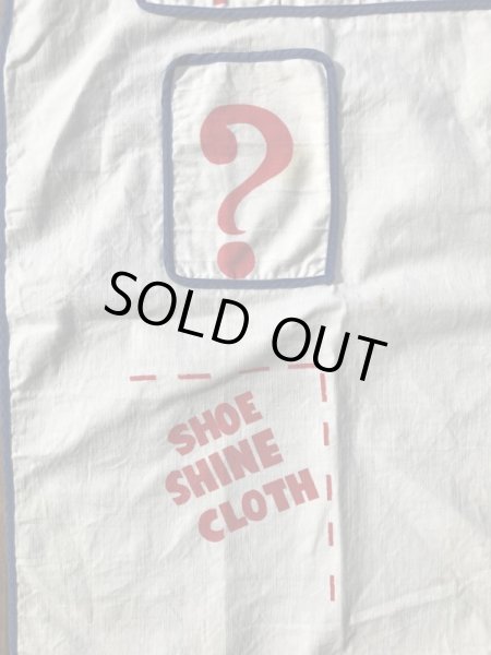 コットン製のジョーク系のヴィンテージエプロン