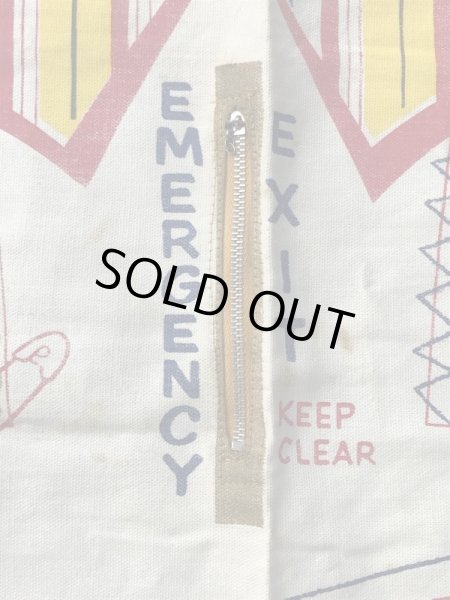 50〜60年代頃のチャックの付いたのヴィンテージジョークエプロン