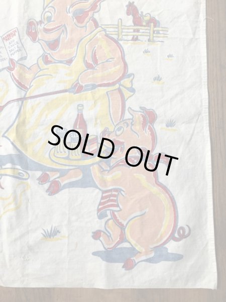 50年代頃のジョーク系のヴィンテージBBQエプロン