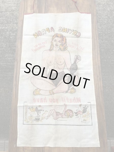 50年代頃のエロ系のヴィンテージヌードエプロン