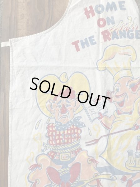 50年代頃のジョーク系のビンテージBBQエプロン