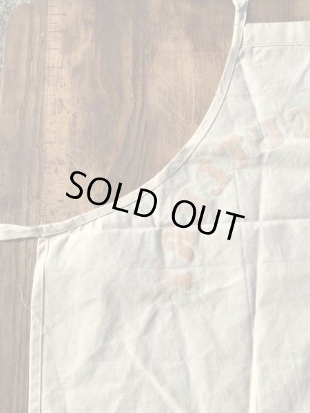 コットン製のバーベキューのヴィンテージエプロン