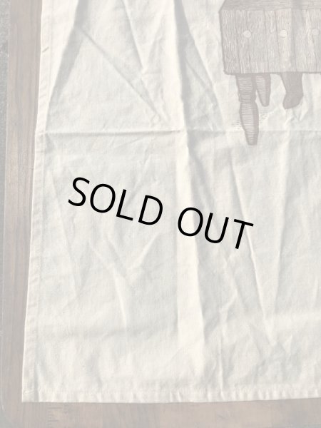 コットン製のバーベキューのヴィンテージエプロン