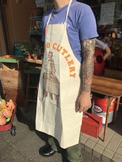 画像1: Chicago Cutlery BBQ Apron　バーベキュー　ビンテージ　エプロン　70年代