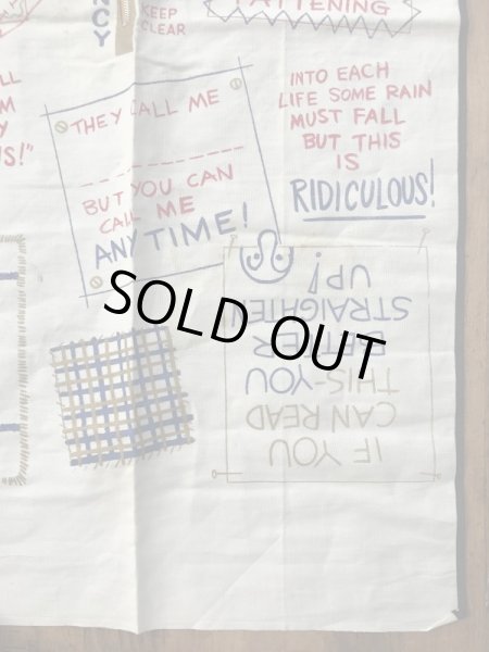 50〜60年代頃のジョーク系のビンテージエプロン