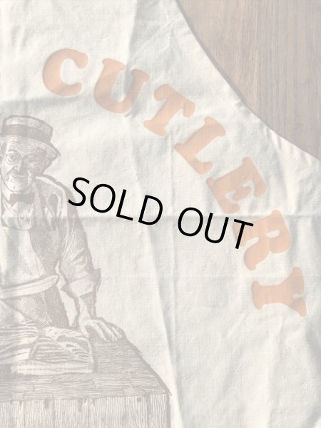 コットン製のバーベキューのヴィンテージエプロン