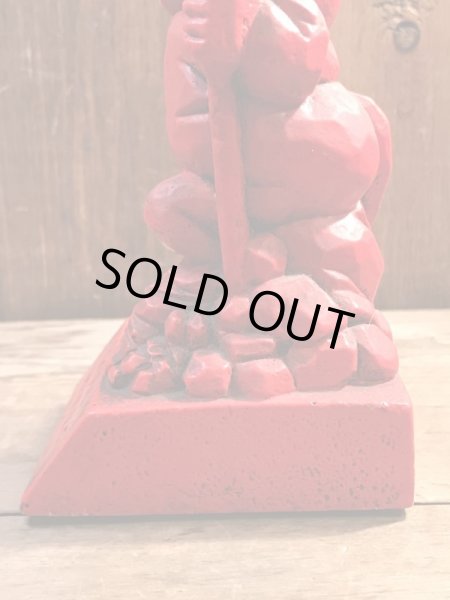 70年代頃のレッドデビルのヴィンテージメッセージドール