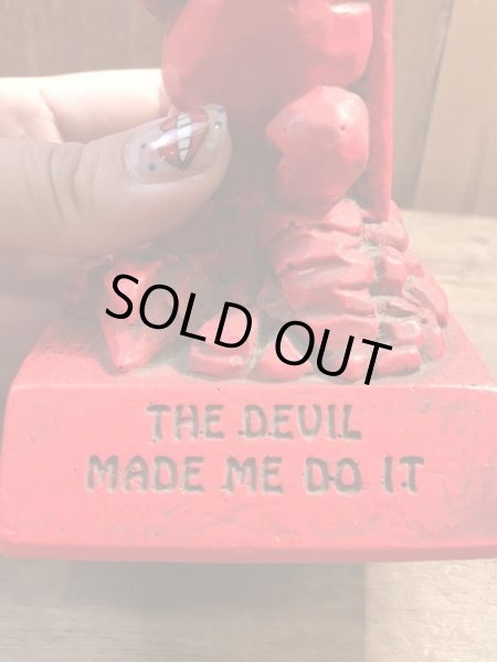 70年代頃のレッドデビルのビンテージメッセージドール