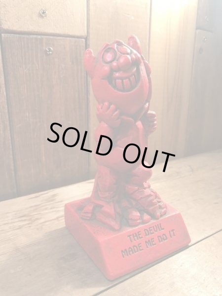 70年代頃のレッドデビルのヴィンテージメッセージドール