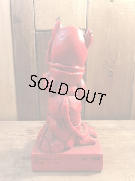 70年代頃のレッドデビルのビンテージメッセージドール