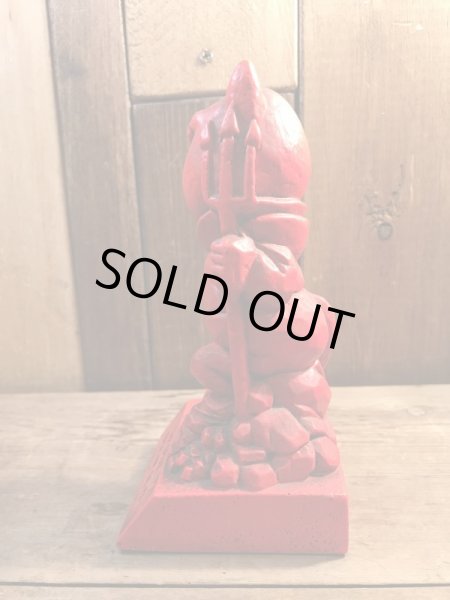 70年代頃のレッドデビルのヴィンテージメッセージドール