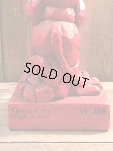 70年代頃のレッドデビルのビンテージメッセージドール