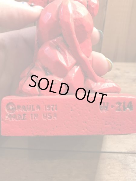 70年代頃のレッドデビルのヴィンテージメッセージドール