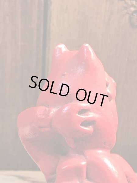 70年代頃のレッドデビルのヴィンテージメッセージドール