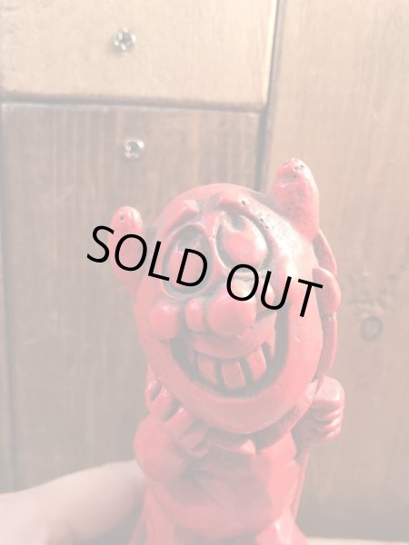 70年代頃のレッドデビルのビンテージメッセージドール