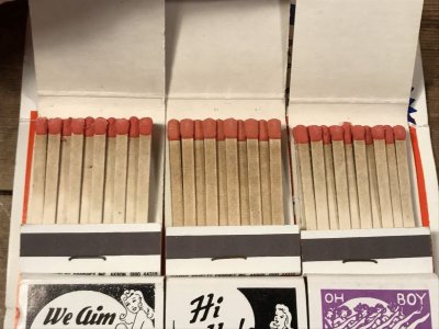 画像1: Jokers For Smokers Pin Up Girl Match Display Set　ピンナップガール　ビンテージ　マッチ　ディスプレイ　50年代