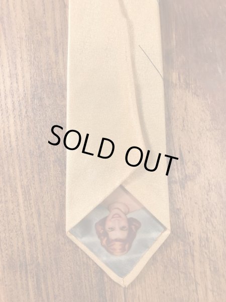 50年代頃のピンナップガールのヴィンテージレーヨンネクタイ