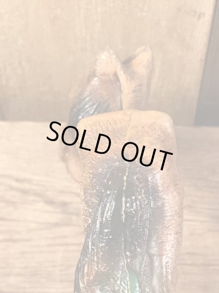 40年代頃の馬モチーフのビンテージ木彫りフィギュア