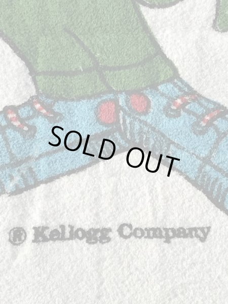 ケロッグのキャラクター「Dig 'Em」のヴィンテージバスタオル