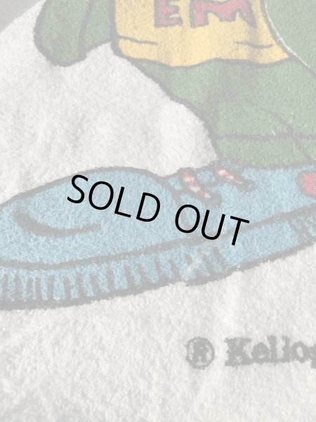 ケロッグのキャラクター「ハニースマックス」のビンテージバスタオル