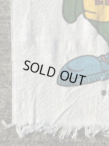 ケロッグのキャラクター「Dig 'Em」のヴィンテージバスタオル