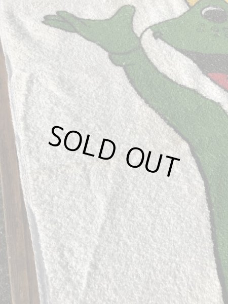 ケロッグのキャラクター「Dig 'Em」のヴィンテージバスタオル