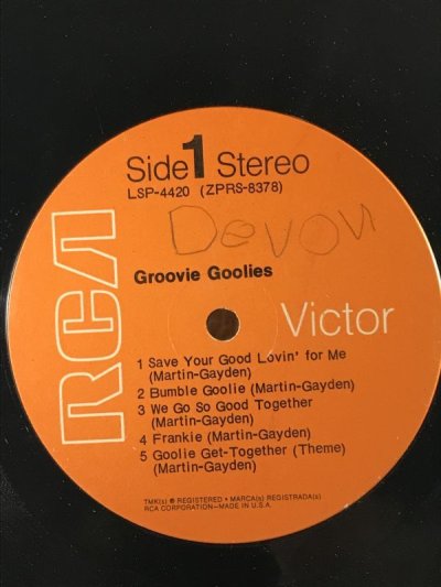 画像1: Groovie Goolies Record　幽霊城のドボチョン一家　ビンテージ　レコード　LP　70年代