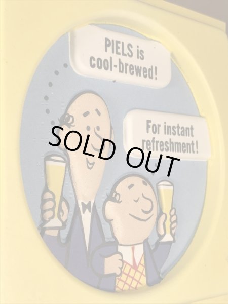 アドバタイジングキャラクターのピールズビール「バート＆ハリー」のビンテージコースター