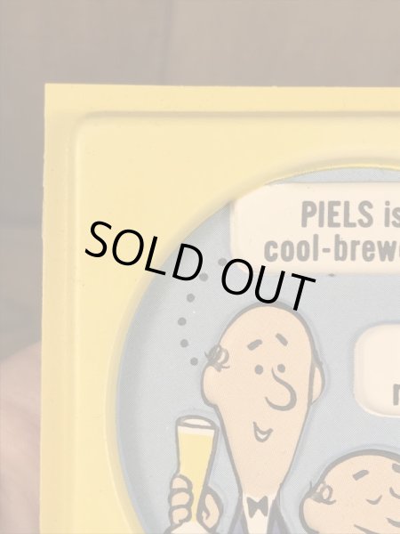 アドバタイジングキャラクターのピールズビール「バート＆ハリー」のビンテージコースター