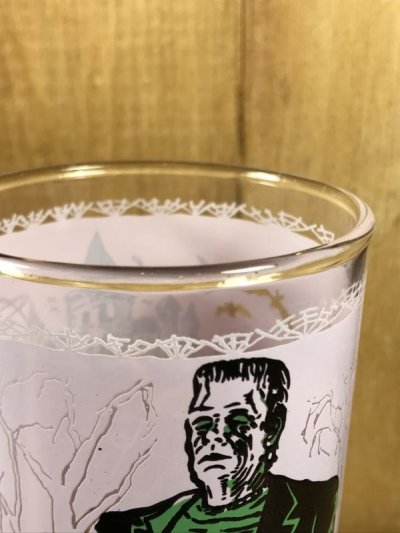 画像1: Universal Monster Frankenstein Glass Tumbler　フランケンシュタイン　ビンテージ　グラス　ユニバーサルモンスター　60年代